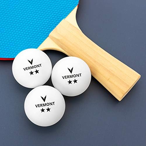 כדורי טניס שולחן ורמונט | כדורי פינג פינג לבן אופטיים | חבילות כדור טניס טניס 1, 2 ו -3 כוכבים מתאימות למתחילים